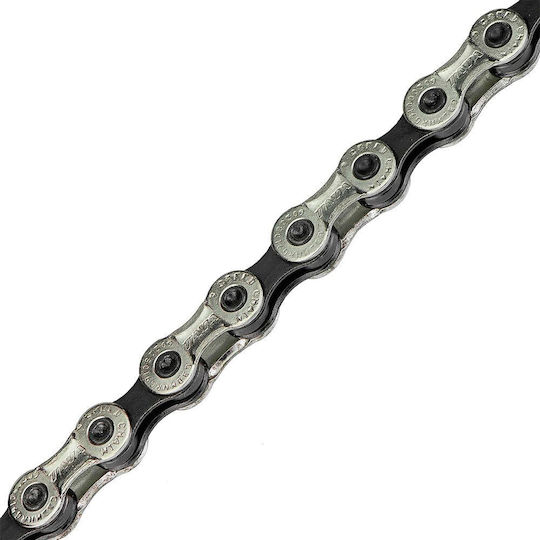 Taya Chain 9 ταχύτητες Αλυσίδα Ποδηλάτου 9 Ταχυτήτων 118L Ασημί