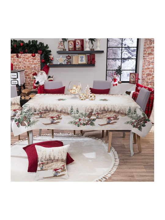 Teoran Christmas Tablecloth Fabric L140xW180cm.
