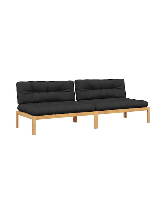 Zweisitziges Sofa Außenbereich aus Paletten mit...
