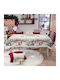 Teoran Christmas Tablecloth Fabric L140xW220cm.