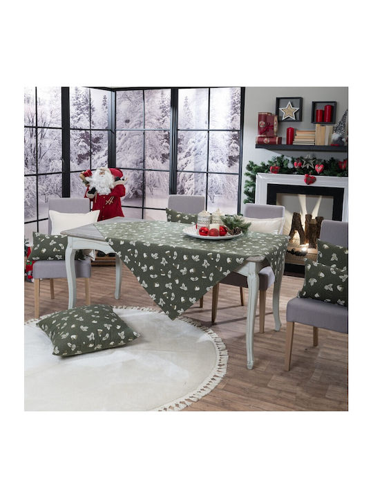 Teoran Christmas Tablecloth Square Fabric L90xW90cm.
