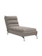 Fabric Recliner Brown L133.5xW56xH74cm