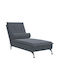 Recliner Samt Gray L136.5xW56xH75cm