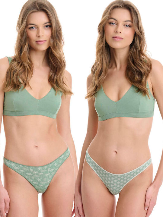 Walk Bamboo Damen Zeichenfolge 2Pack Multi/mult...