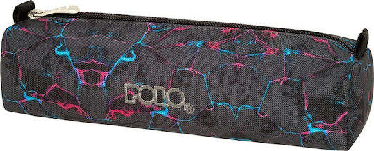 Polo Wallet Craft Penar Cilindric Negru/Roz/Turcoaz