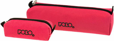 Polo Pencil Case Barrel with 1 Compartment Coral