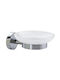 Tesa Wall Mounted White Soap Dish