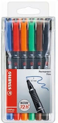 Stabilo Ohpen Universal Permanent Markers 6mm Universal Permanent F 6pcs