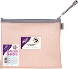 Snopake File Folder with Zipper Pink Snopake File Folder with Zipper Pink