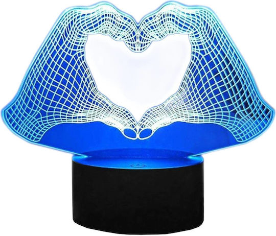 Lustră Decorativă Iluzie 3D Negru