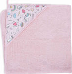 Bath Towel 100 X 100 Cm Ceba Baby W-815-111-579 Pink 100 X 100 Cm