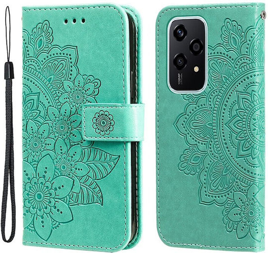 Flowers Wallet Πράσινο (Honor 200 Lite 5G)