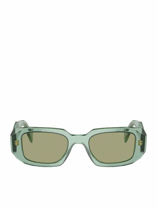 Prada Women's Sunglasses with Green Plastic Fra...