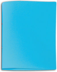 Skag Clipboard with 4 Rings 4/20 for Paper A4 Turquoise 1pcs