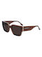 Karl Lagerfeld Damen Sonnenbrille mit Braun Kunststoff Gestell und Braun Linse