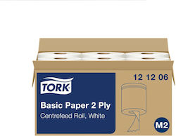 Tork Basic Paper Χειροπετσέτες 2 Φύλλων Λευκές 6 Ρολά 121206 Tork Basic Paper Χειροπετσέτες 2 Φύλλων Λευκές 6 Ρολά 121206
