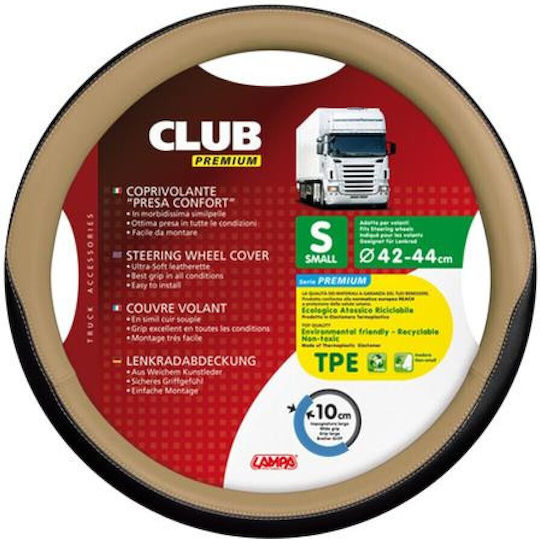 Lampa Car Steering Wheel Cover with Diameter 42-44cm Beige