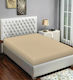 Casa Colori Protective Cover Semi-double with Skirt Beige 120x200+30cm