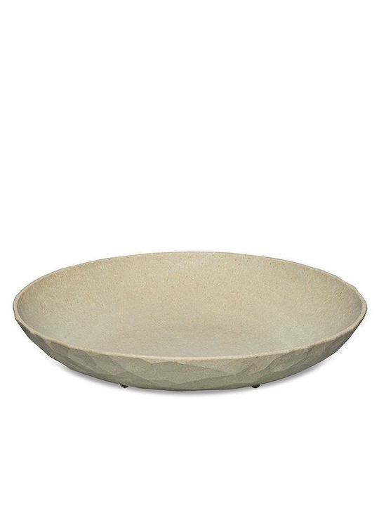 Koziol Plate Shallow Plastic White with Diameter 22cm 4pcs