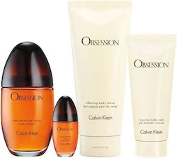 Calvin Klein Obsession Γυναικείο Σετ με Eau de Parfum και Shower Gel