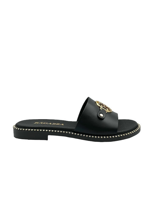 Ragazza Leather Women's Sandals Black