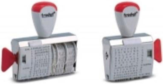 Trodat Rectangular Multiple Titles Stamp in English Language