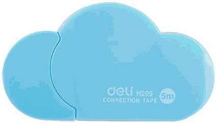 Deli Cover Up Correction Tape Light Blue 1pcs