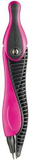 Maped Kid Z Plastic Compas de marcat cu Vârf, Creion, Vârfuri de schimb Fuchsia