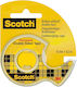 3M Βάση για Σελοτέιπ Scotch 12.7mm x 6.3m Κίτρινο