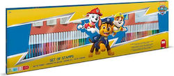 Painting Set 96 Pieces 4 Stencils Ink 60 Crayons 30 Stickers Activity Book Paw Patrol Multiprint