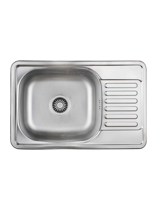 Steiner Drop-In Chiuvetă Oțel inoxidabil LxW Gri 5903242533501