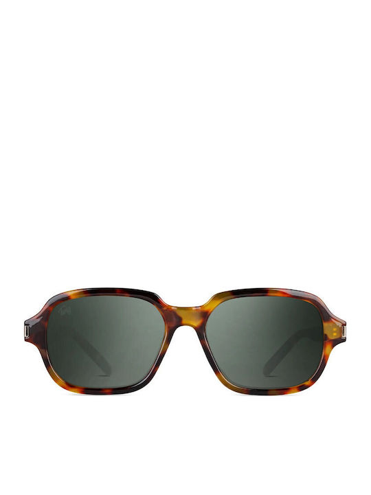 Twig Acosta Unisex Sonnenbrille mit Braun Schil...