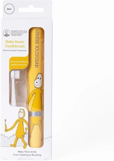 Matchstick Monkey Sonic Children's Electric Toothbrush For 3m+ Lion