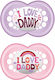 Mam Orthodontic Pacifiers Silicone I Love Daddy...