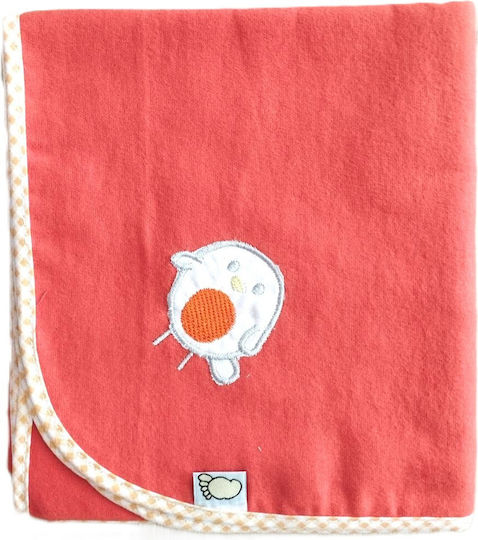 Figlio Bino Muslin Swaddle Wrap Orange Orange