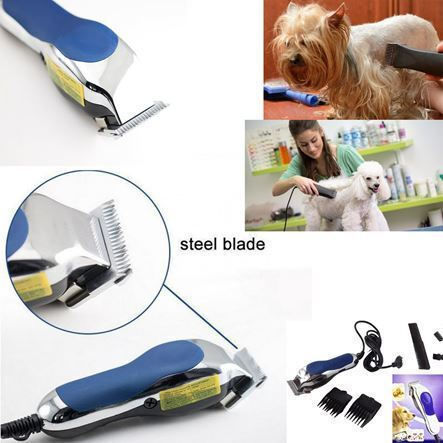 Professionelle elektrische Hundeschermaschine mit 2 Ersatzschneidekämmen