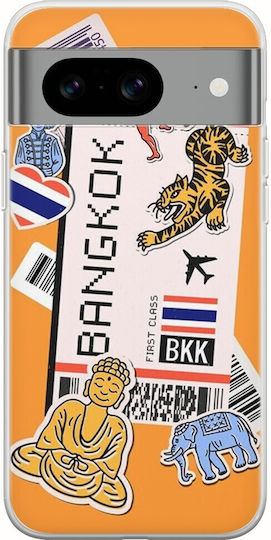 Ticket To Bangkok Google Pixel 8a 5g Flexible Tpu Διάφανη Σιλικόνη