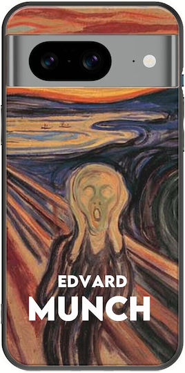 Edvard Munch Google Pixel 8a 5g Black Tpu Μαύρη Σιλικόνη