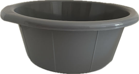 Viomes Λεκάνη Στρογγυλή 37x37εκ. Χωρητικότητας 8.5lt Γκρι