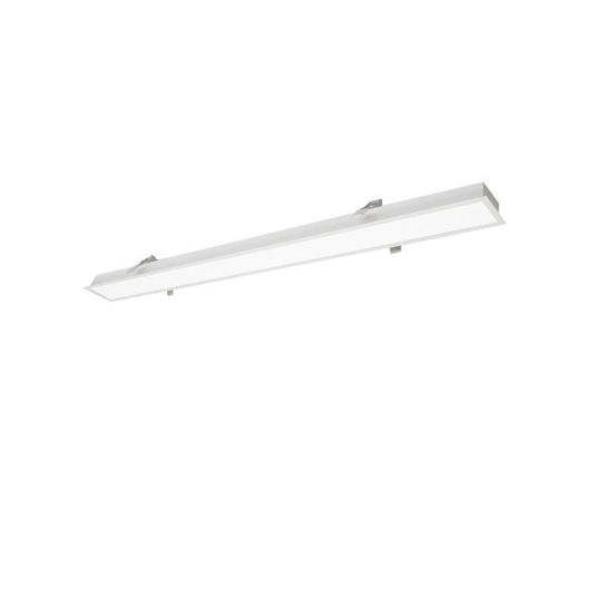 Viokef Commercial Linear Recessed LED Ceiling Light 22W Warm White 86cm