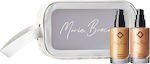 Marie Brocart Lamari Skin Care Set for Moisturizing & Brightening with Shimmering Body Spray , Body Oil & Toiletry Bag