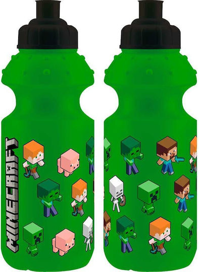 Kids Licensing Kids Water Bottle Minecraft Plastic 350ml