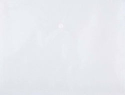 Donau Folder Transparent with Button for Paper A4