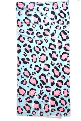 Beach Towel Animal Print 70cm-150cm Cyan