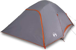 vidaXL Camping Tent Climbing Gray 3 Seasons for 6 People Waterproof 1780mm 335x396x178cm