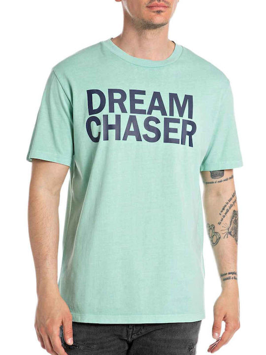 Replay Men's Short Sleeve T-shirt Turquoise