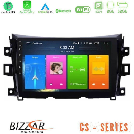 Bizzar Sistem Audio Auto 2DIN (Bluetooth/USB/WiFi/GPS/Apple-Carplay/Android-Auto) cu Ecran Tactil 9"