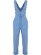 Women's Denim One-piece Suit Blue