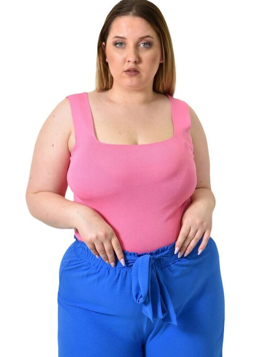 Potre pentru Femei Bluză cu Bretele Roz