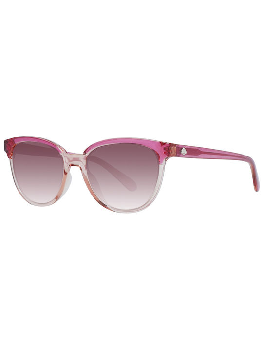 Kate Spade Γυναικεία Γυαλιά Ηλίου με Ροζ Κοκκάλινο Σκελετό και Ροζ Ντεγκραντέ Φακό
